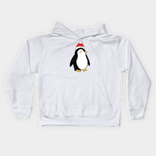 Cute christmas penguin illustration Kids Hoodie